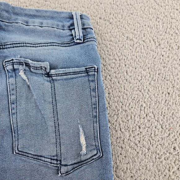 Good American Jeans Womens 4 (26x26) Blue Good Straight Crop Mid Rise - Picture 14 of 16